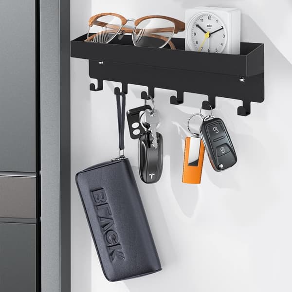 Wall Mounted Metal Key Holder, Small Decorative Wall Mount