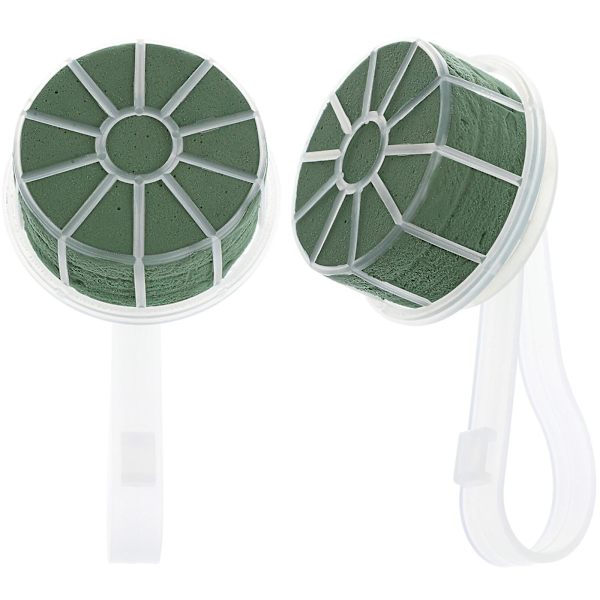2 stk. Brudebuket Holder Blomsterskum Buket Holder Brudebuket Holder Grøn 18,5X10CM
