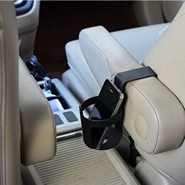 2 kpl Mustaa Auto-Auton Kupinjalkaa, Muovinen Auton Veden Kupinpidike Musta Auton Juomateline Kuorma-auton Istuinten Kupinpidike
