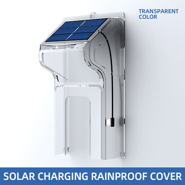 Solar Doorbell Rain Cover Protective Case Weatherproof Shield Mount Holder