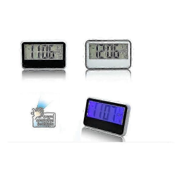 Large Silent LCD Wall Clock with Temperature and Humidity Display, Clock with Day and Date, Digital Wall Clock for Home Office