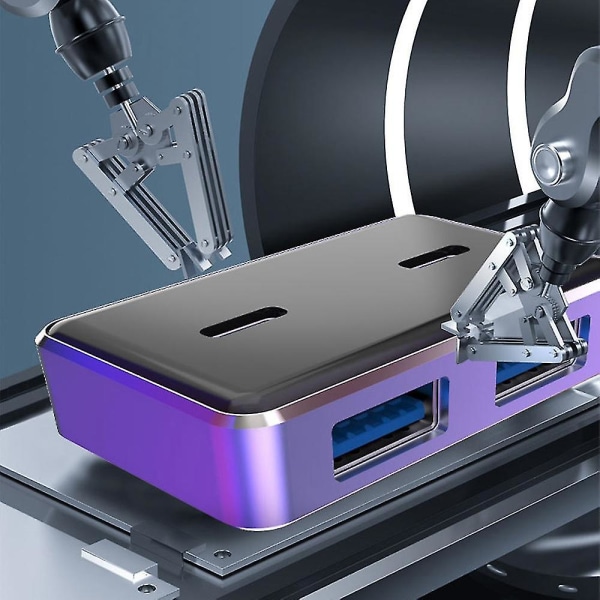 4 i 1 USB Hub Multiport Adapter, kompatibel med Tesla Model 3 Model Y hurtigopladning