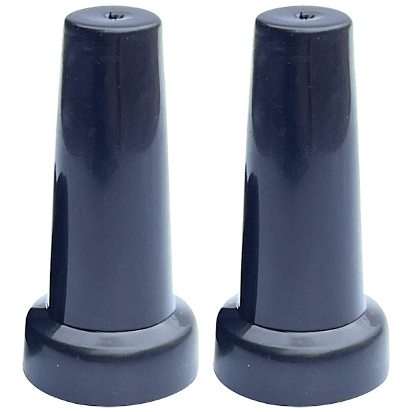 2 kpl Sateenvarjon Kärkisuojuksia Sateenvarjon Hattuja Suojakorkkeja Sateenvarjon Korjaustarvikkeita Musta 5,7x1,5cm
