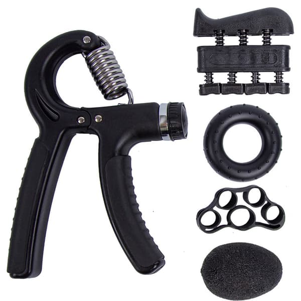 Grepptränare Underarmstränare Handgrepp Träningskit - 5-pack justerbart motstånd