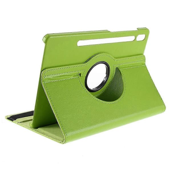Case for Samsung Galaxy Tab S10 FE+ Rotating Stand PU Leather+PC Tablet Cover with Elastic Band