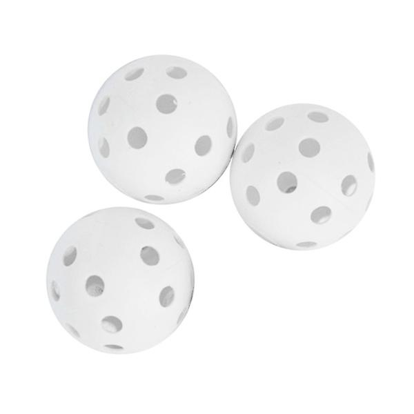 3 st Luftflödes Håliga Bollar Plast Träningsbollar För Övning (vit) Vit 3 st