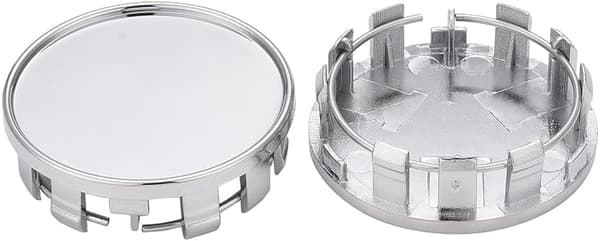 Sæt med 4 59mm Diameter 9 Clips Bilhjul Navkapsler