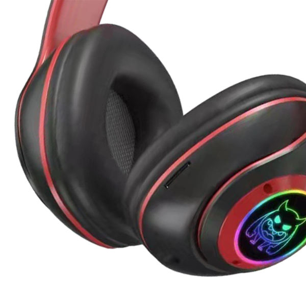Kattøre Bluetooth-hodetelefoner, Bluetooth-hodetelefoner Trådløse Bluetooth-spillhodetelefoner med