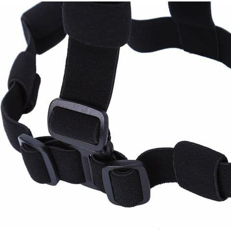 Headlamp Headband, Headlight Strap, Comfortable Adjustable Nylon Headband for Camping, Hiking, Cycling, Climbing - Black