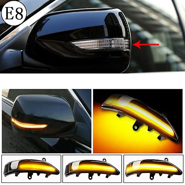 LED Dynamisk Side Spejl Blinklys Kompatibel med Subaru Forester