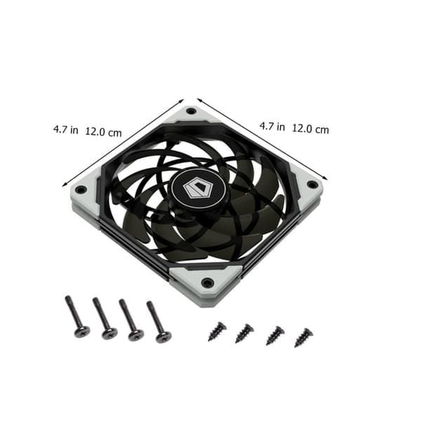 12 cm computerkabinet køleventilator CPU-køler til stationær pc-radiator køleplade lydløst design