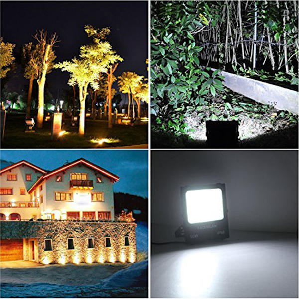 LED Reflektorlampe 300W Hvid Lys Reflektor Terrasse Projektionslampe