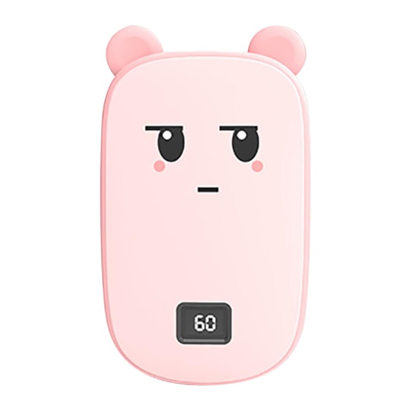 Den nye USB Mini Cute Shape Håndvarmer Og Power Bank 2 I 1Pink Pink