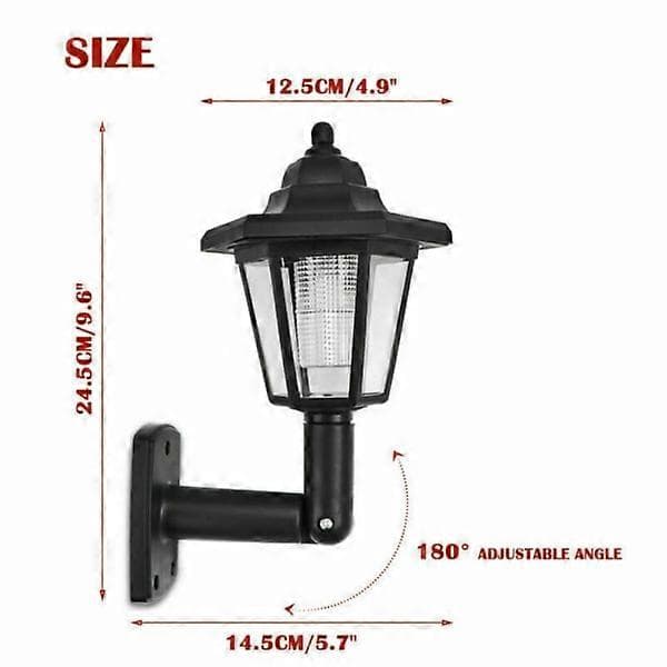 Sekskantede solcellelamper Retro Lanterne 1 stk 1pc