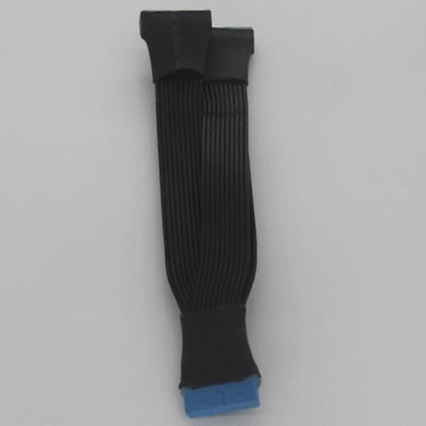 2 stk. Hovedkort USB 3.0 19-pinners Header 1 til 2 Forlengelsessplitterkabel, 12cm 19-pinners Intern Forlengelse