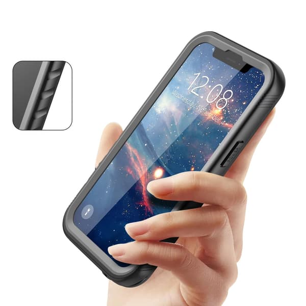 IP68 Vanntett Deksel 360+ Stropp til iPhone 13 (Svart)