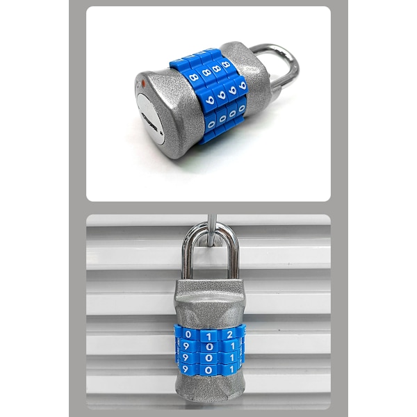 Master Lock Kombinationshänglås med Bokstäver för Lätt Att Komma Ihåg
