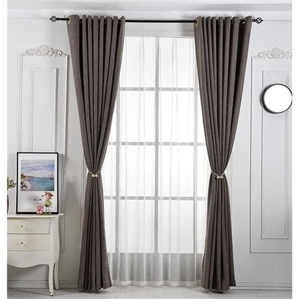 Gardinklämmor med magnetrem (2-pack) grå grey