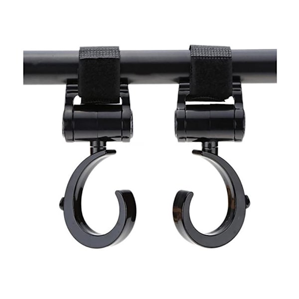 4 stk Barnevogn Klips Kroker Henger Bleieposer Krok for Baby Multifunksjonell Handlepose Handletilbehør