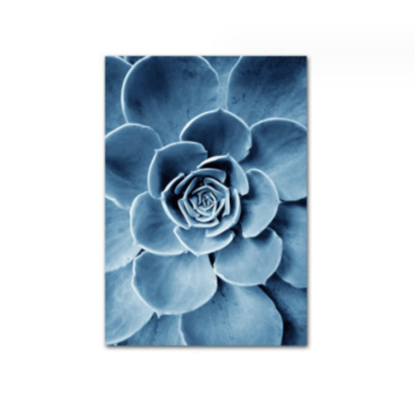 Sæt med 5 stk. model 21*30cm, hot-selling blå planter og blomster