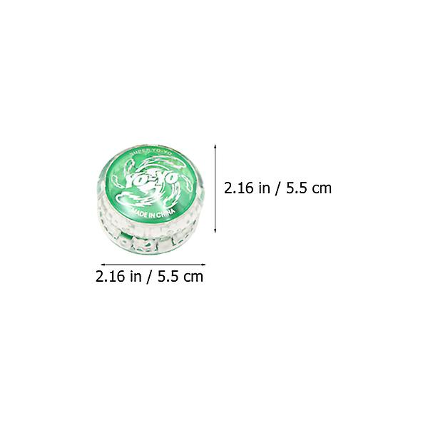 6 kpl Leikkikalu Taapero Vastareagoiva Yoyo Transaxle Yoyo Valoisa Led Yoyo Kylmät Yoyot Automaattinen Palautus YoyoRand Random Color 5.5X5.5X2.8CM