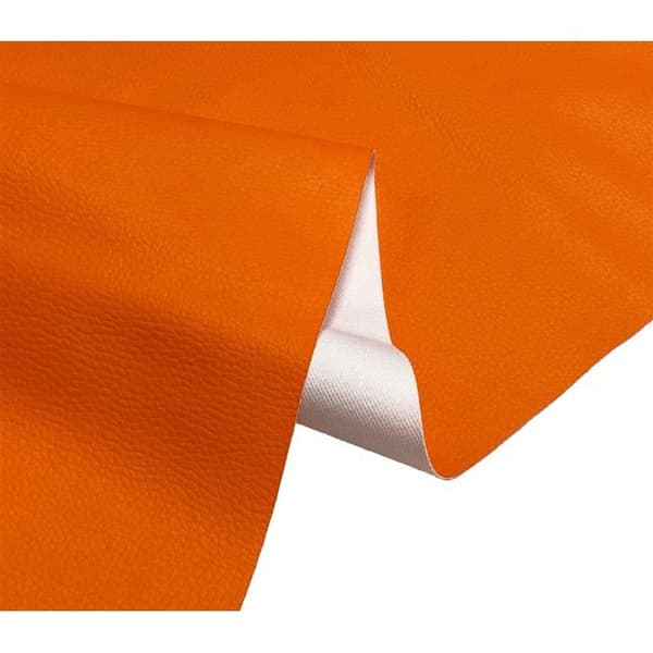Kunstskinnstoff - 1 Meter - Polyester - Vanntett - Søm og Polstring - Lys Oransje 140cm
