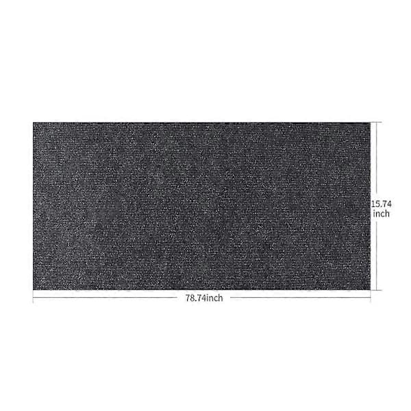 Cuttable Self-Adhesive Scratch Mat, Scratch-Resistant Sofa Protector Pad, Pet Cat Accessories, Dark Grey Large Large Dark Grey