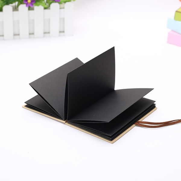 6x8 Tum Hardcover Fotoalbum Med DIY-Tillbehör, Utbyggbart Vikbart DIY-Skrapbokalbum, Kraftpapper Khaki