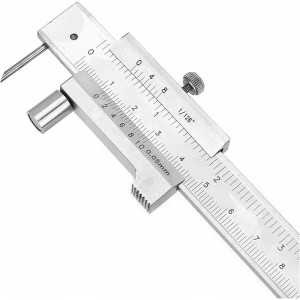 0-200 mm Marking Caliper with Parallel Marking Ruler, Carbide Scriber
