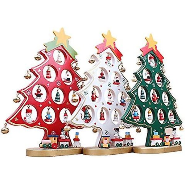 Juletre Mini Tre juletre med hengende dekorasjoner (rød) - One Piece