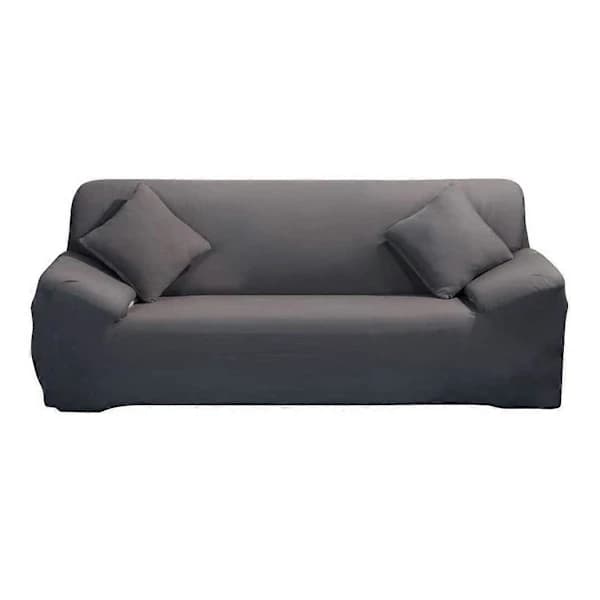 Sofatrekk Tøyelig Elastisk Sofatrekk i Ulike Størrelser og Farger (3-seter for Sofalengde 190-230 cm, Grå)