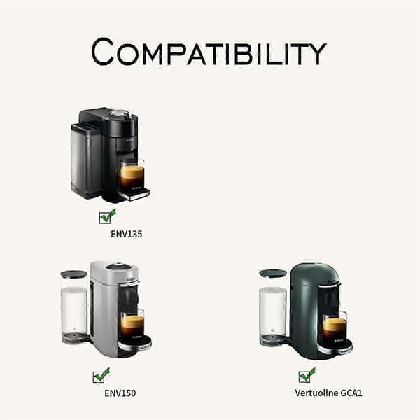 Refillable Coffee Capsule for Vertuoline & Vertuo Pod, 150 ML Coffee Pods for Nes Presso Vertuo Coffee Machine