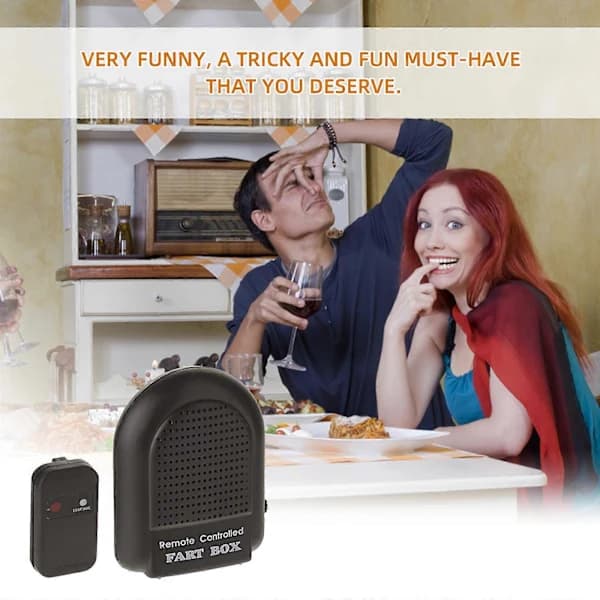 Electronic Fart Machine Remote Control Prank Sound Generator, Prank Toy Creative Gift Durable Fart Machine Hot