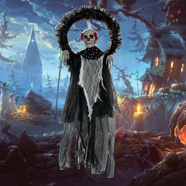 Pelottavat Halloween-koristeet, ripustettavat elementit, kummitustalo-koristeet