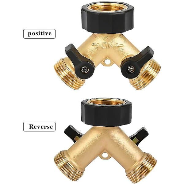 Double Faucet Washing Machine 2-Way Y-Splitter