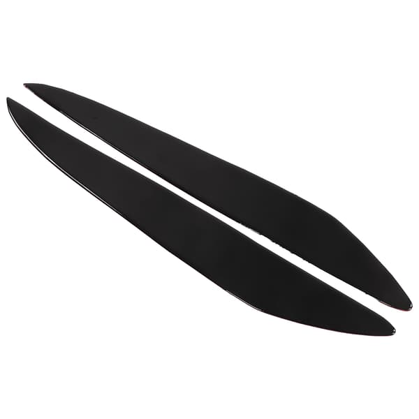 Mazda 3 2010 2013 Replacement Left Right Headlight Eyebrow Eyelid Cover Trim Piano Black