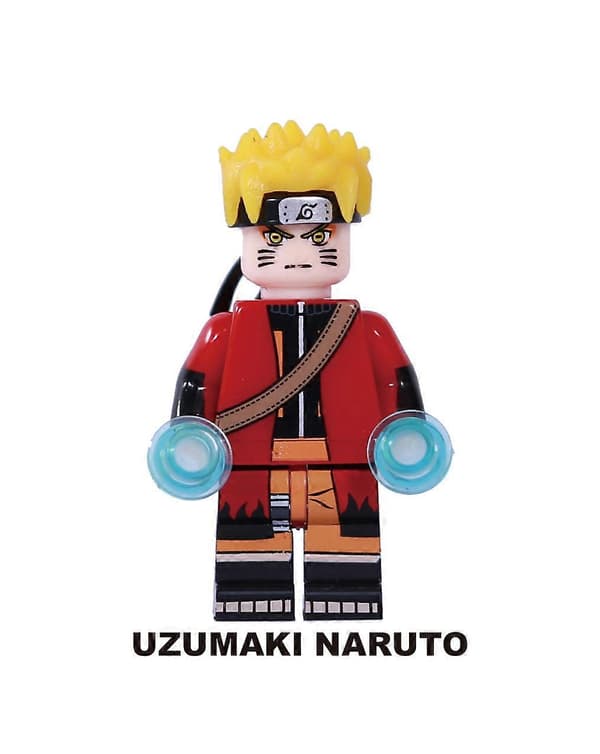 8-pack Naruto Uzumaki Naruto Samlarminifigurer Leksaker för Barn