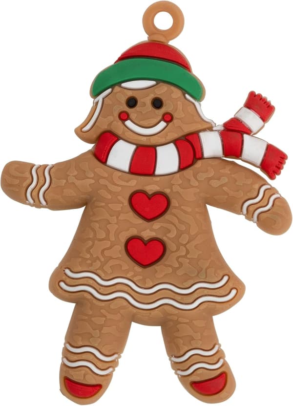 Gingerbread Ornaments - 15-pack with different gingerbread men - Easy to hang decorations and more