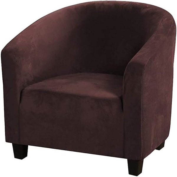 Klubbstoltrekk, Stretch Velvet Badestol Trekk Myke Lenestol Sofa Trekk