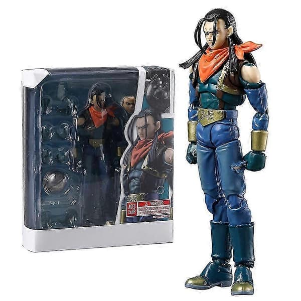 Dragonball Super Son Goku Ultra Instinct SHF Collection Actionfigur PVC Modell Figurer Android 17 box Android 17 box
