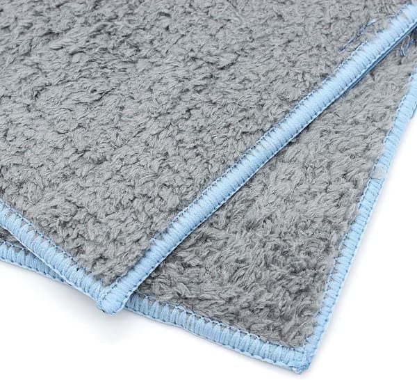 4-pakke vaskbare våtmoppputer, mikrofiberrengjøringsduk for