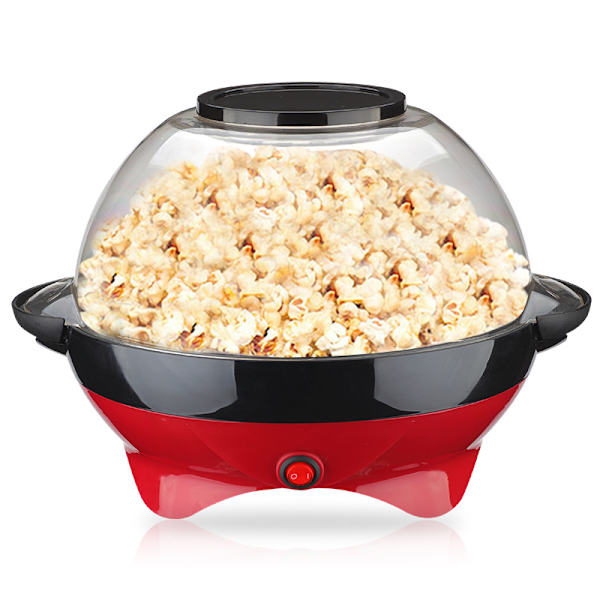 Popcorn-kone, Gallonan Popcorn-kone, Tarttumaton Levy, Sähköinen Sekoitin Nopea Lämpötekniikka, Viileät Kahvat (Punainen)