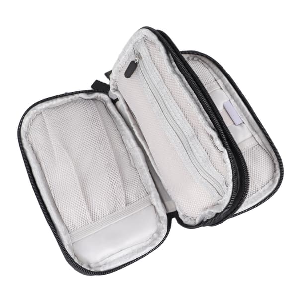 Digital storage bag black with earphone bag smart mobile phone accessories