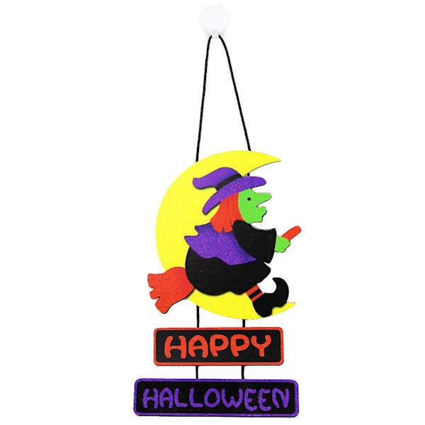 Halloween Hængende Skilt Trick or Treat Dekoration Fest Hjem Vægsdør Vindue Vedhæng A