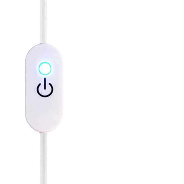 Modern bedside lamp, LED infinitely dimmable spiral lamp