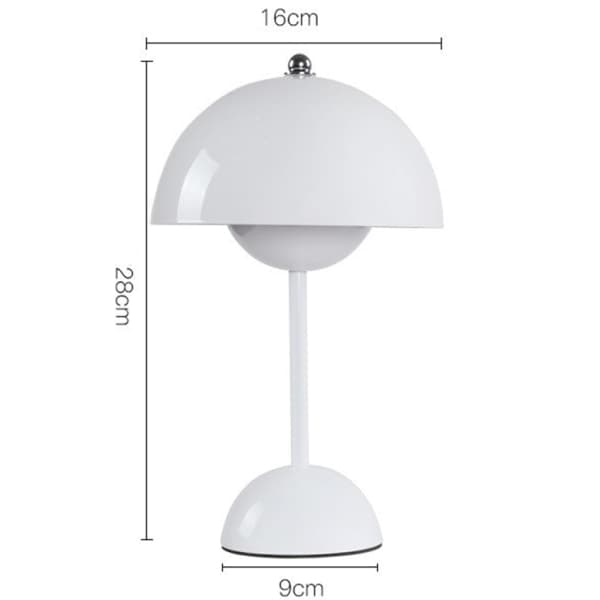 Dimmable Cordless Table Lamp 3-Way Cordless Lamp for Reading, Night Light Wine Red Wine Red