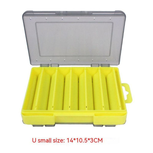 Double Sided Reversible Lure Box High Strength Fishing Tackle Box