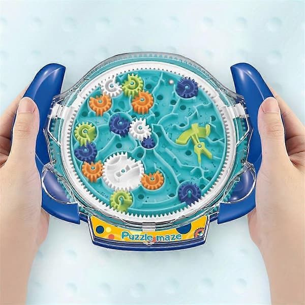 Gear Thinking Puzzle, 3D Maze Brain Teaser Gravity Ball Game Labyrinth Toys for Kids