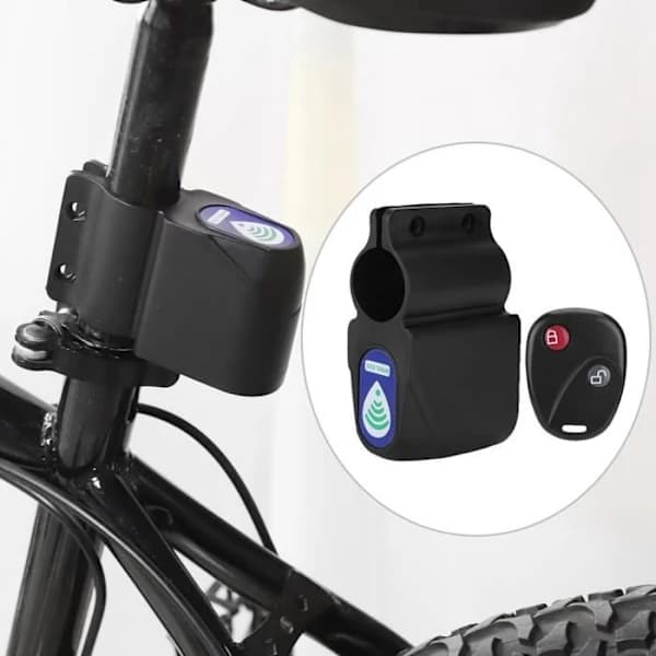 Anti-theft Bicycle Lock Security Wireless Remote Control Bike Alarm-XID