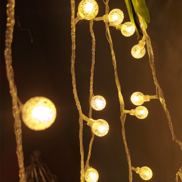 Fairy Lights Batteridrivna ljusslingor med fjärrkontroll Vattentät inomhus utomhus hängande dekorativa julbelysning f